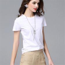白色t恤女国产图片视频,白色T恤女款潮流解析